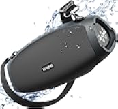 Portable Speakers Bluetooth Wireless, 120W Max Loud Waterproof Bluetooth Speaker Boombox, IPX6 Party Large Outdoor Speaker,70W Triple Passive Radiator/Subwoofer*2-Deep Bass/DSP/2 Pairing/42H/EQ