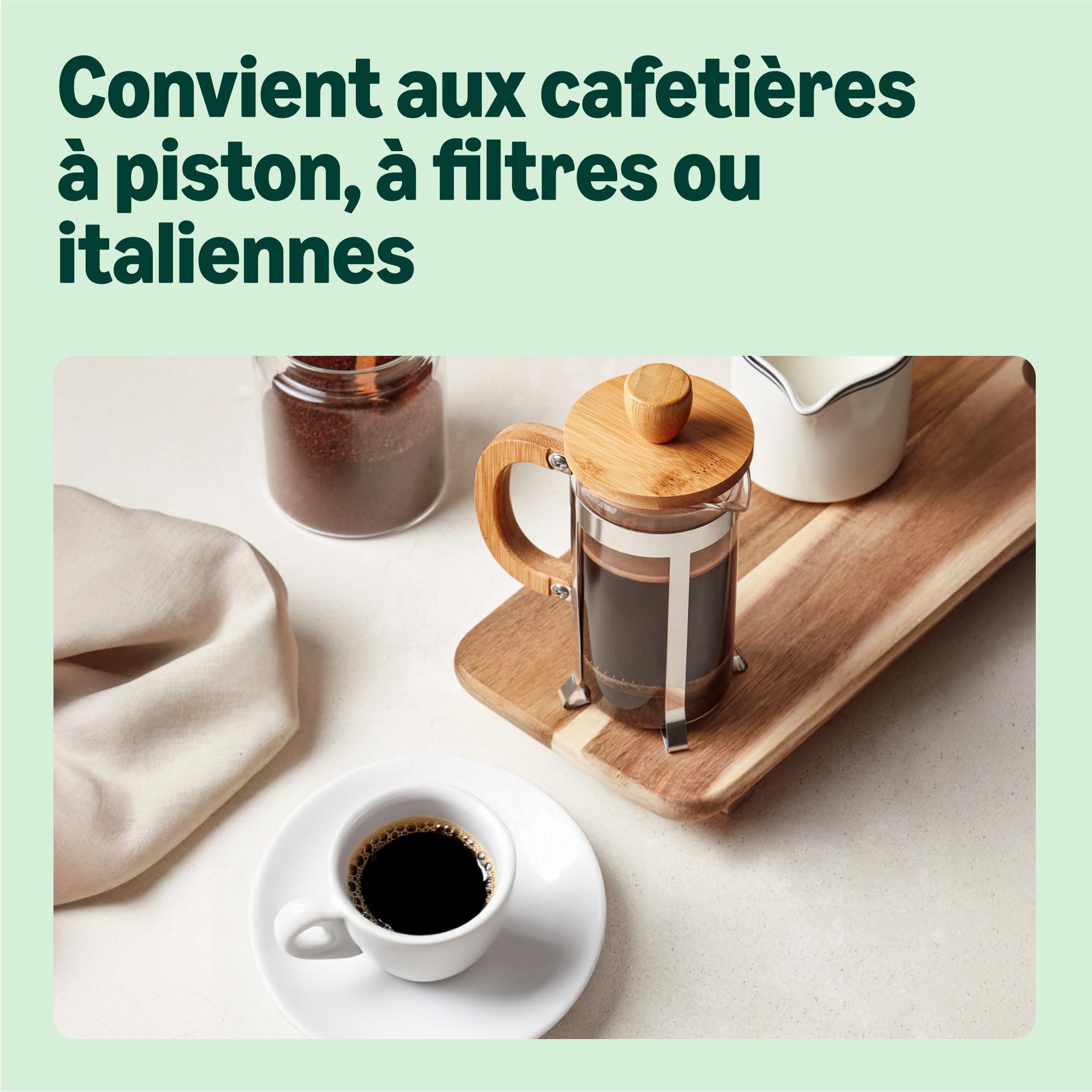 by Amazon torréfié et Brésilien Café moulu, torréfaction moyennement poussée, 1.36kg, 227g, lot de 6 - Certifié Rainforest Alliance