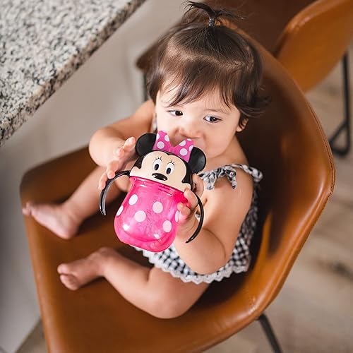 Miniatura 8 de The First Years Cocomelon - Vaso con popote con peso, a prueba de derrames, con cubierta superior abatible, tazas de transición para beber,