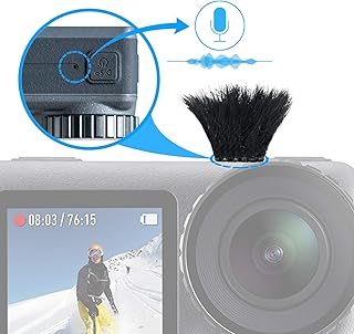 YOUSHARES 10 Pack Windscreen Wind Cover for DJI OSMO Action Cam, DJI OSMO Windslayer Windshield Efficient Cutting Wind Noise