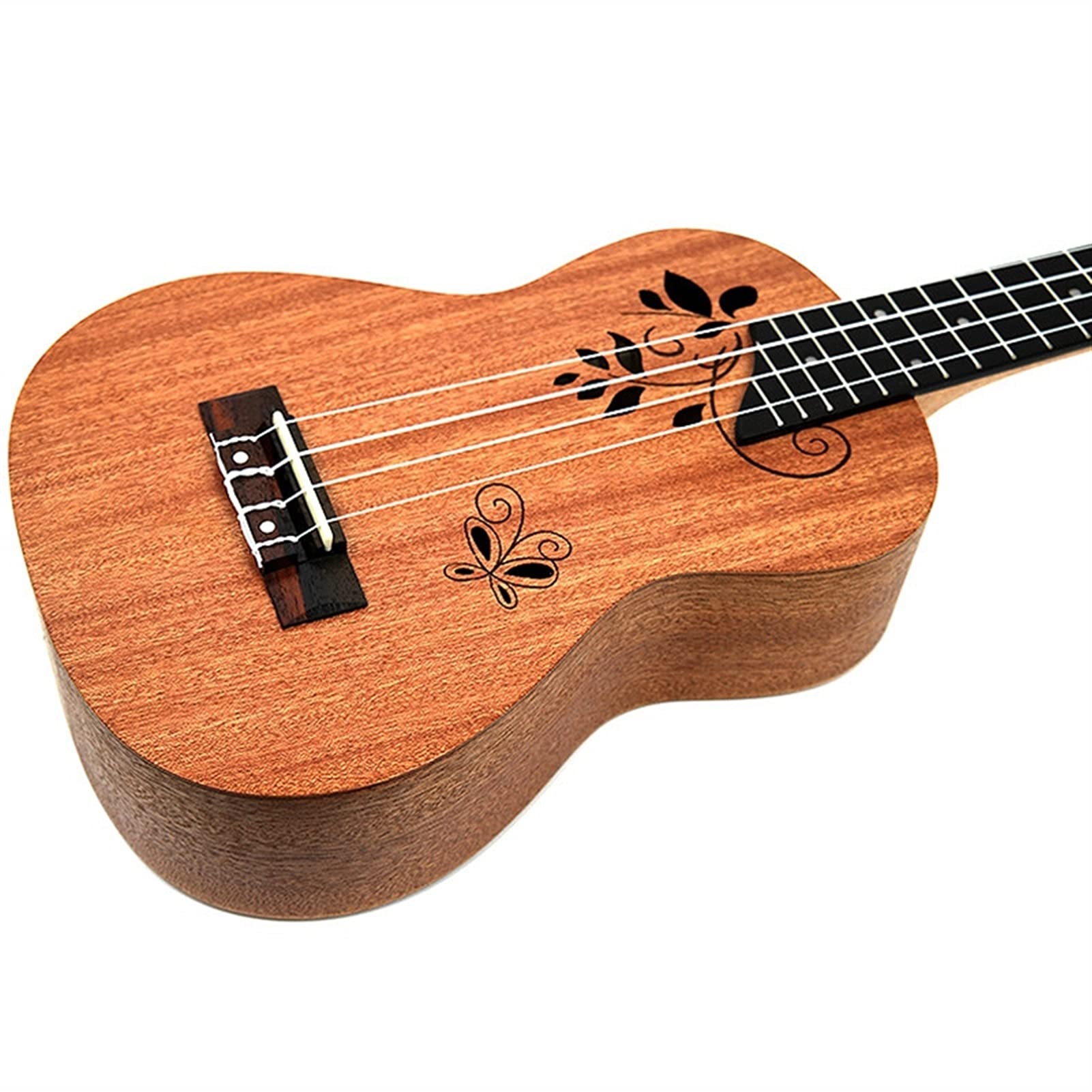 Ukulele koncertowe Początkujący Ukulele 23- calowy 17- próg Mahoń 4- strunowy Akustyczny Ukulele Początkujący Hawajski Gitara