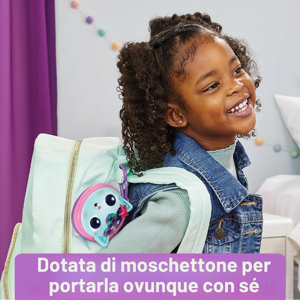 VTech - Gabby e La Casa Magica, Console Magi'Pocket, Mini Console di Gioco Portatile con Schermo Animato, 10 Quadranti, 4 Giochi, Regalo Bambino da 3 Anni a 7 Anni - Contenuto in Italiano