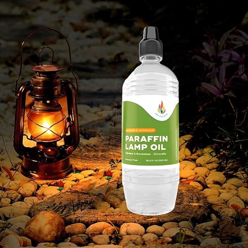 Miniatura 4 de Aceite líquido de parafina citronela, sin humo, sin olor, combustible de combustión ultra limpio para uso en interiores y exteriores (botella de