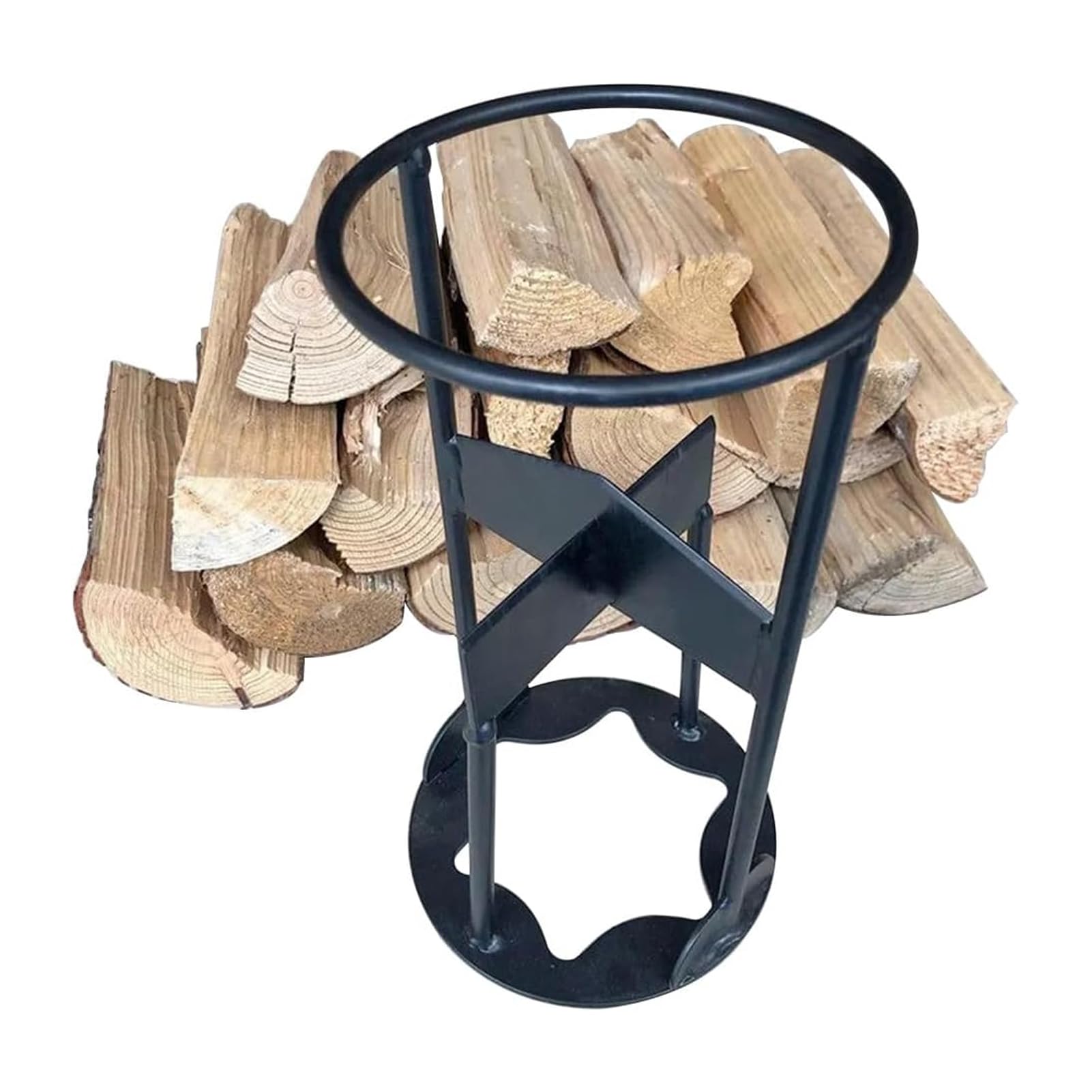 REIPOL Aanmaakhout Splitter, Heavy Duty Handmatige Log Splitter voor Houtsplijten, Gietijzeren Hout Splitter Tool, Verbeterde Structuur en Gewicht, Brandhout Aanmaakhout Splitter voor Camping & Thuis