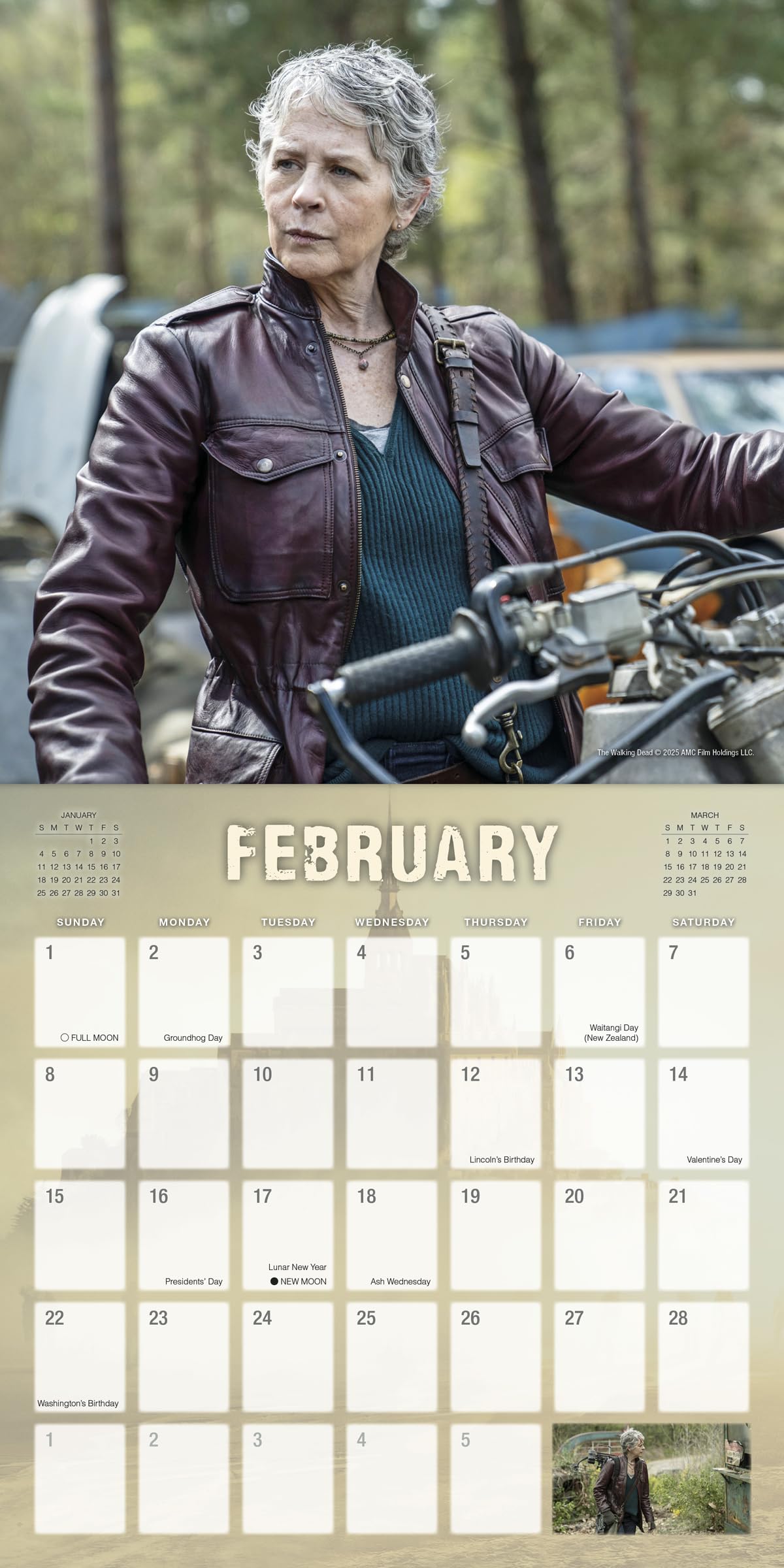 Amazon.com: The Walking Dead: Daryl Dixon 2026 Wall Calendar, 12