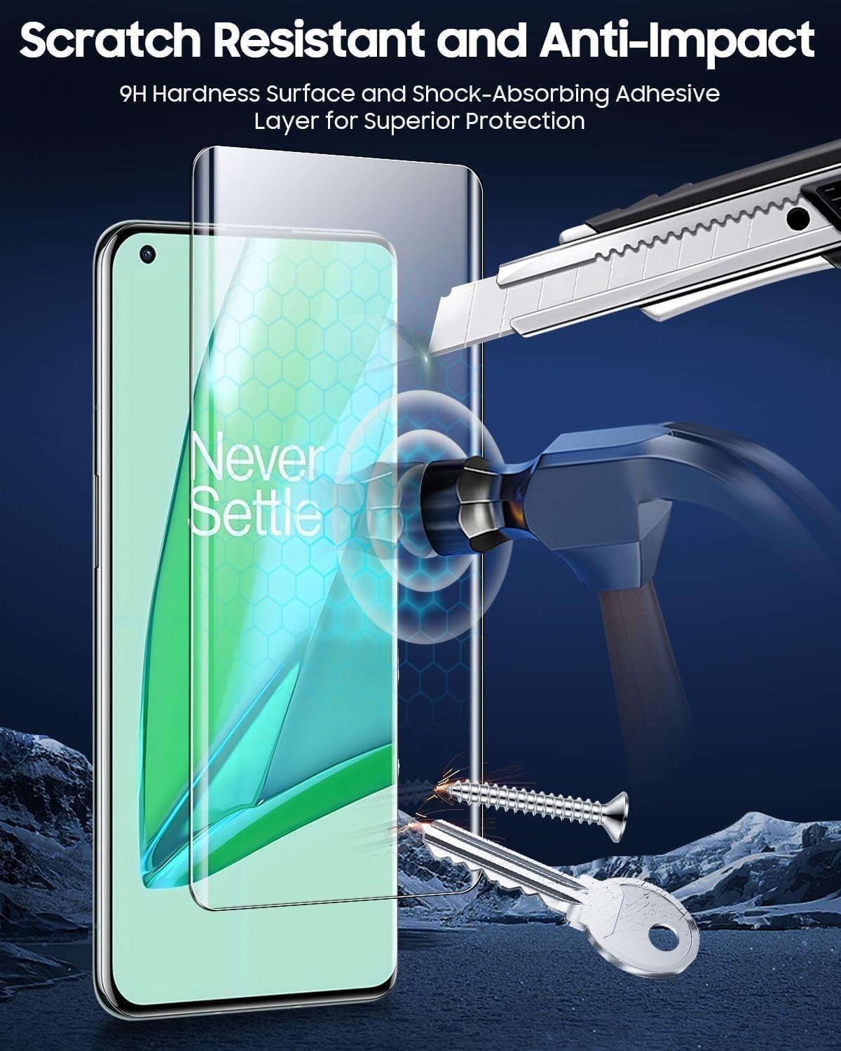 Mothca Premium Curved UV Tempered Glass Screen Protector for Realme GT 6 / GT 6T | HD Clear | Full Screen Coverage (Pack of 1) — Amazon image 2