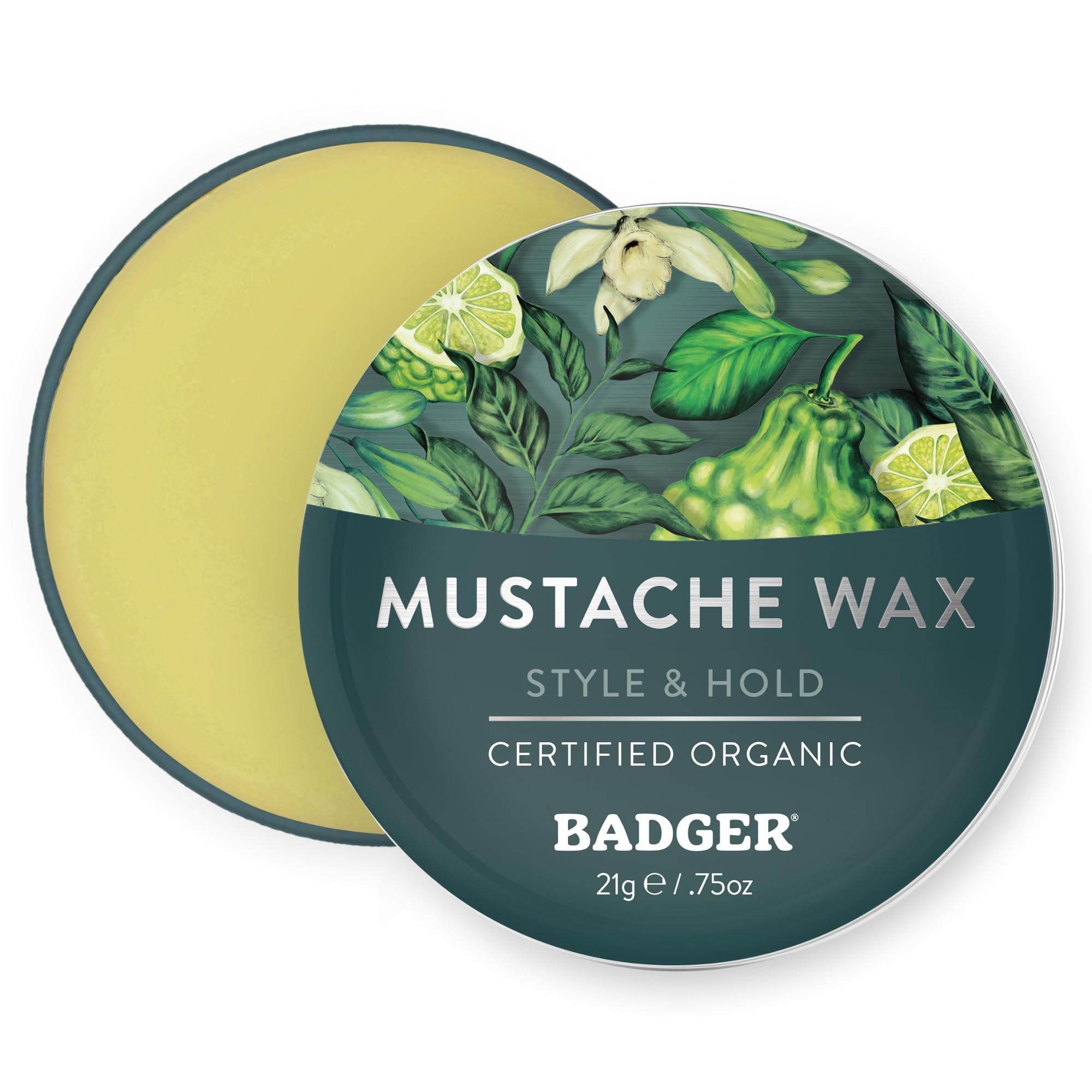 Navigator Class Man Care Man Mustache Wax Badger .75 oz Tin by Badger