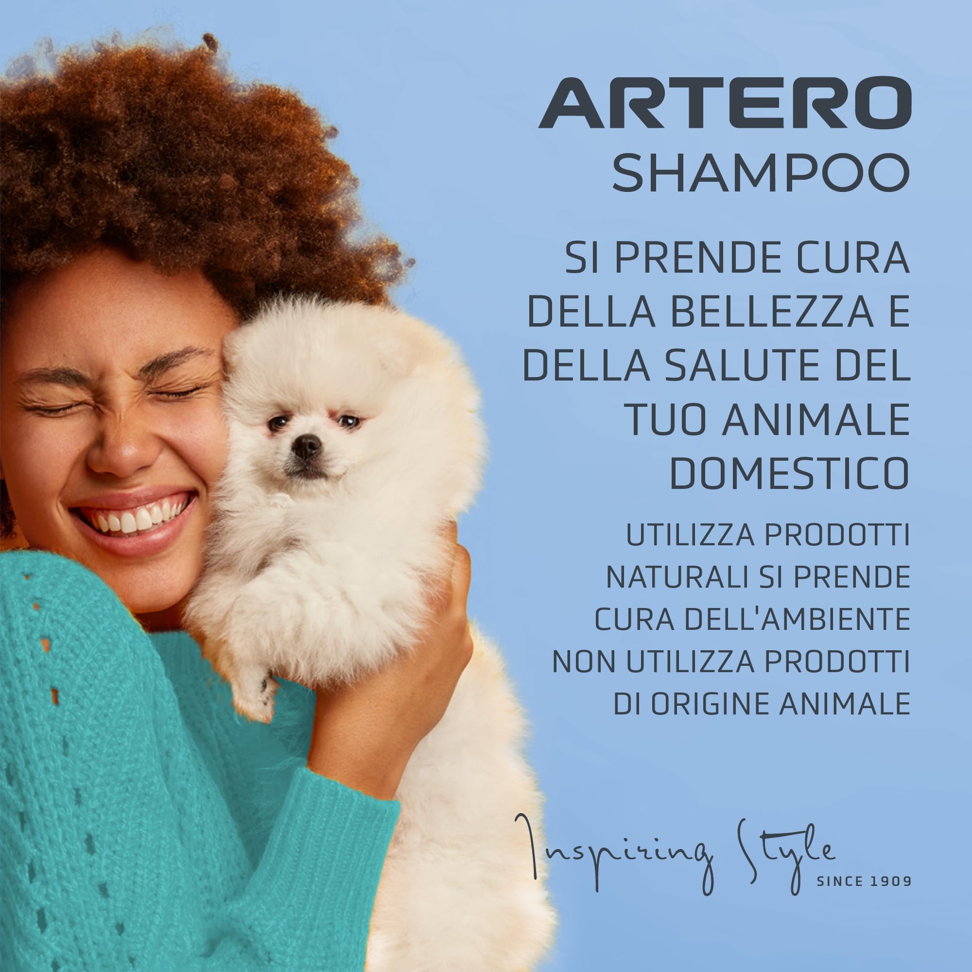 Artero Shampoo Tsunami 5L - Ideale per Ammorbidire e Idratare il Pelo