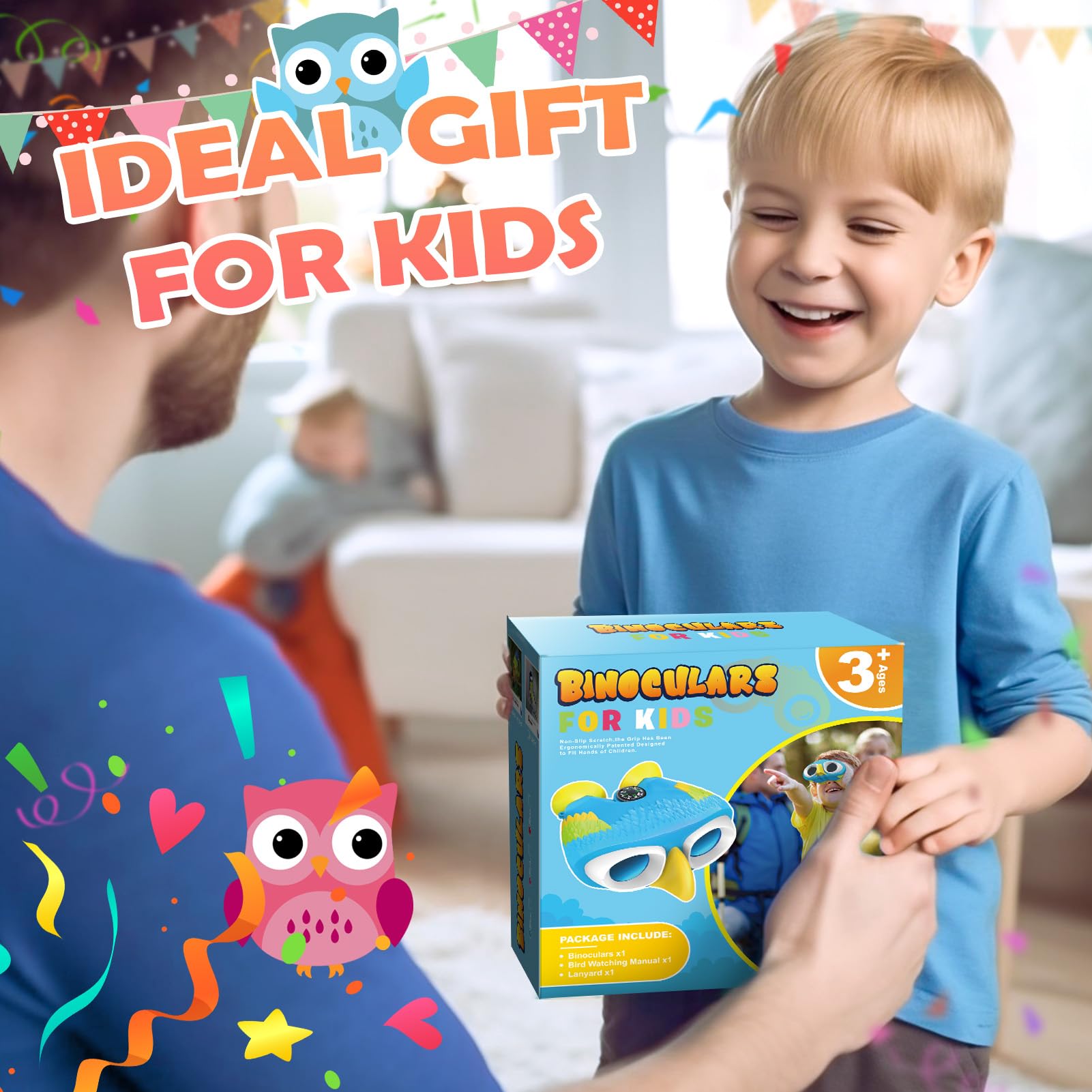 Dislocati Giocattoli Bambina 3-10 Anni, Binocolo Bambini Regali Bambina 4 5 6 7 8 9 Anni Giochi Bambini 3-10 Anni Femmina Regali Natale Bambini Kit Esploratore Gadget Compleanno Bambini