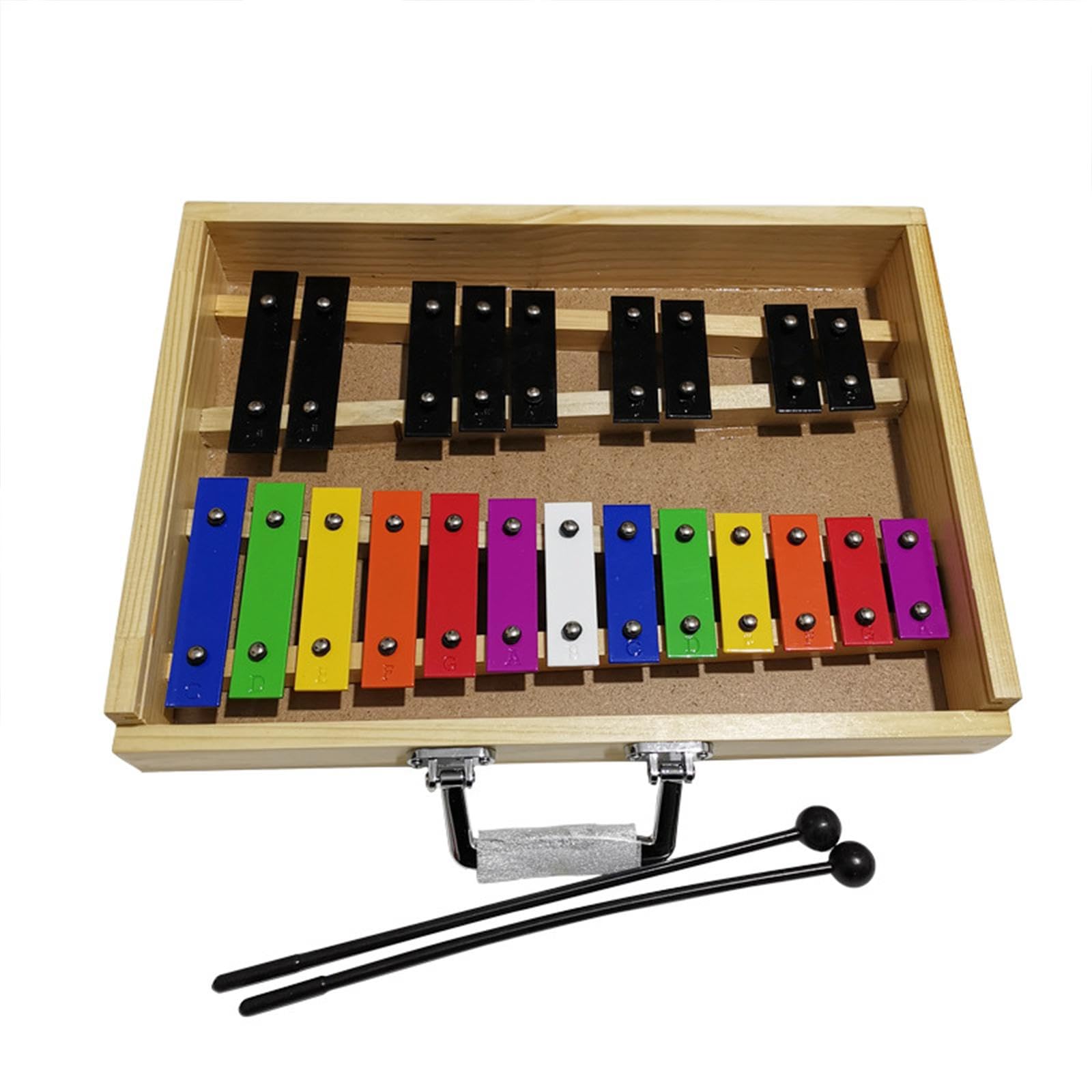 perfeclan Xilófono de 22 teclas, juguete musical educativo, bolsa de transporte con Base de madera, xilófono de madera para niños en edad preescolar, niños y