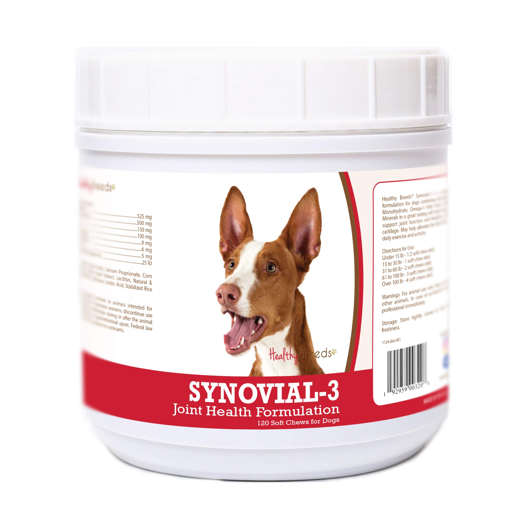 Healthy BreedsIbizan Hound Synovial-3 Joint Health Formulation 120 Count