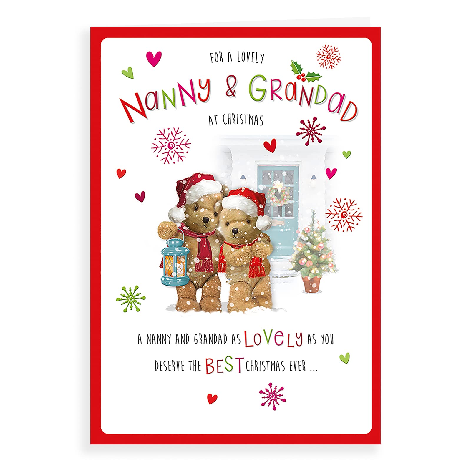 Character Christmas Card Nanny & Grandad - 9 x 6 inches - Regal Publishing, C85561