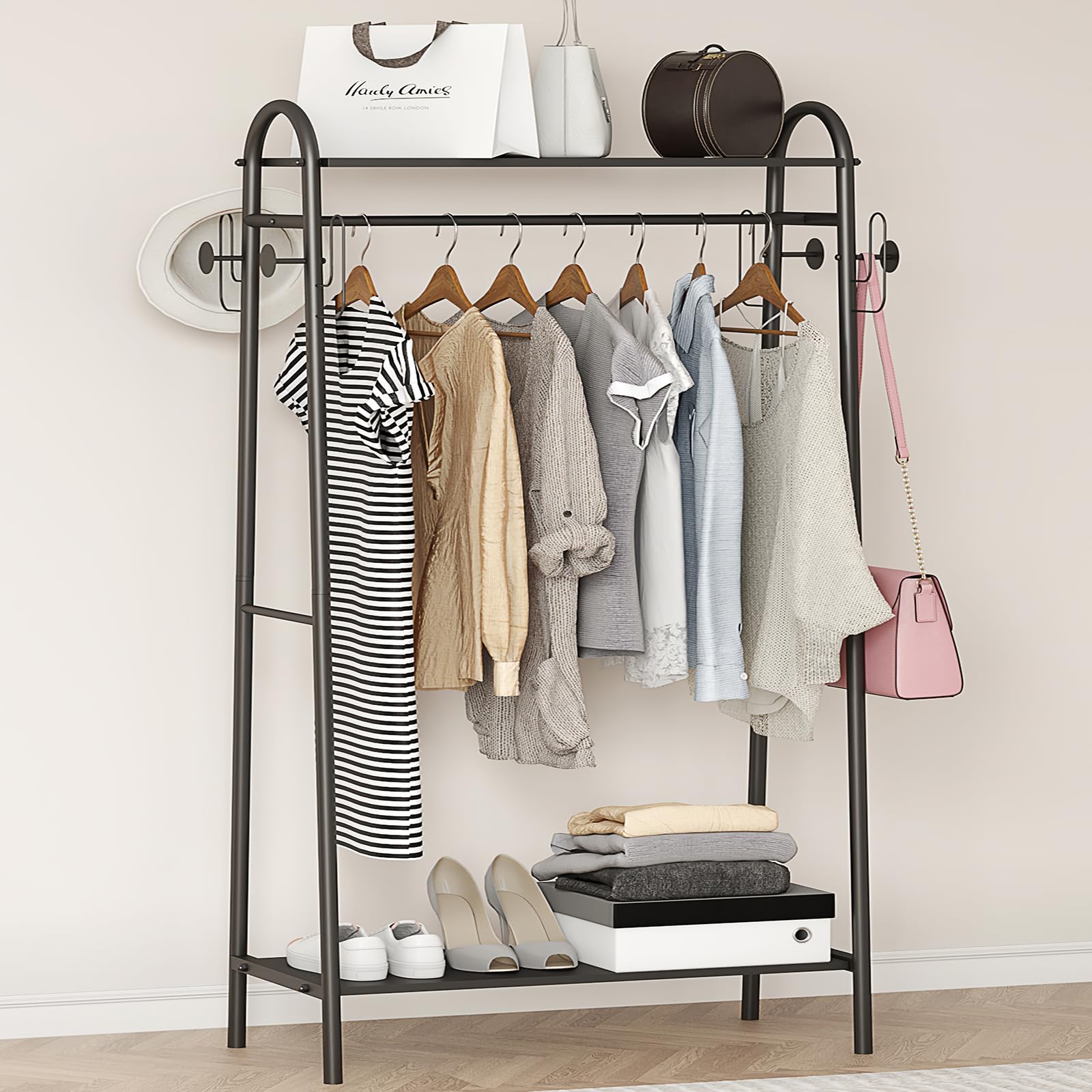 LBSLMJB Cactus Clothes Rack Stylish and Functional Drying Rack for Laundry, Compact Floor Standing Garment Organizer for Bedroom, Living Room, or Bathroom