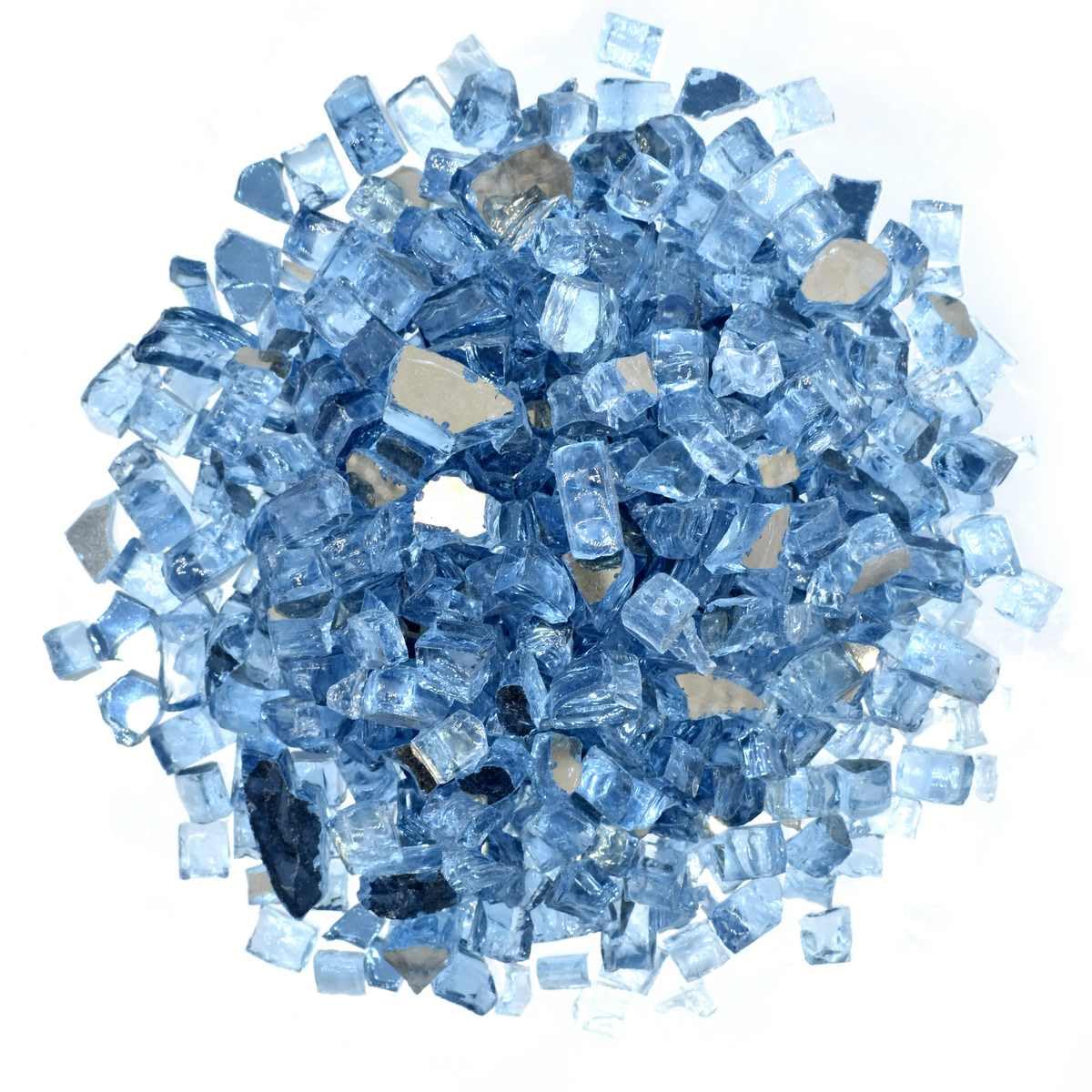 Mirror Crushed Glass Decorative Crystals, Tanzanite Blue, 200g, MCTB00-image-29