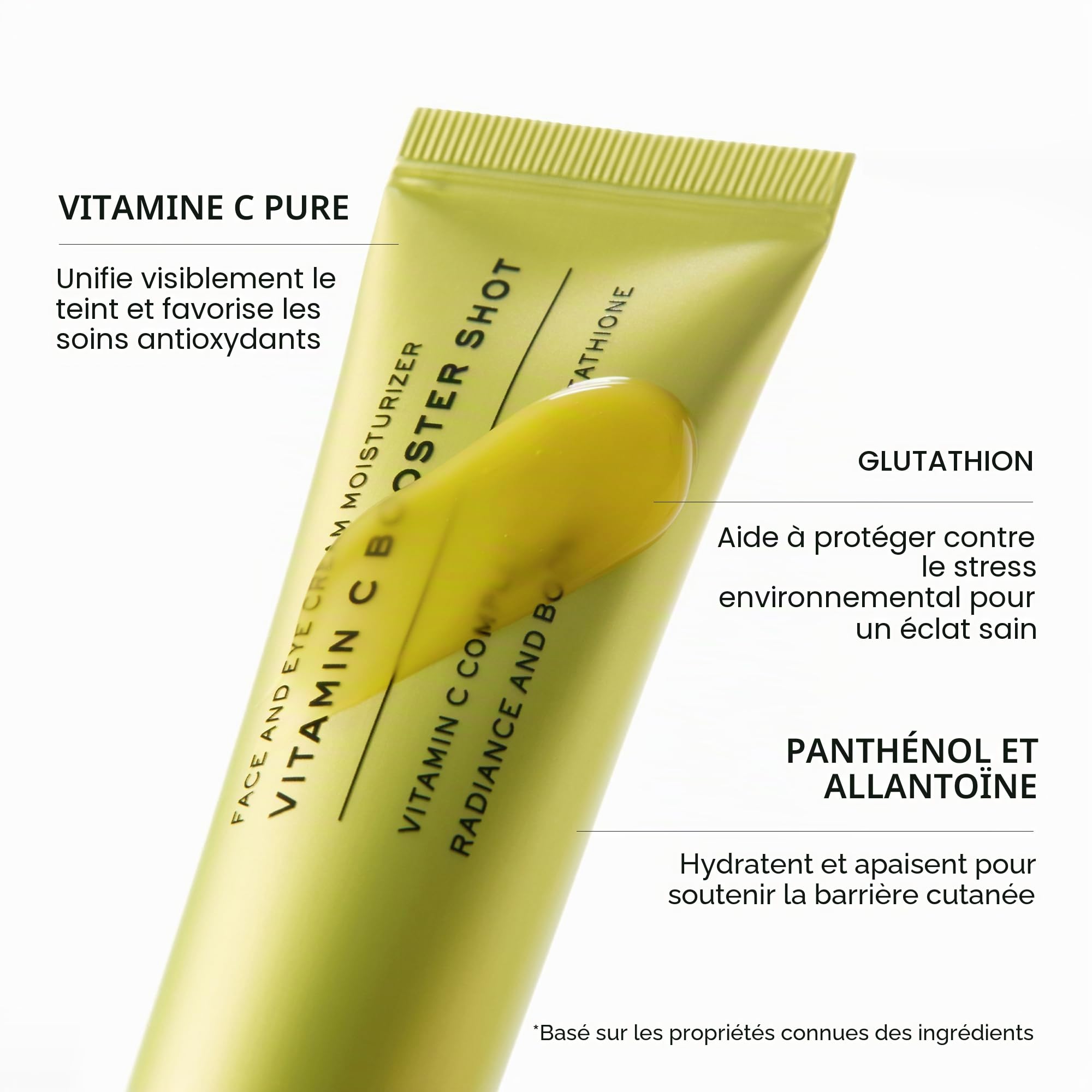 Arencia Sérum booster de vitamine C avec glutathion, niacinamide et vitamine E pour une peau éclatante 30 ml