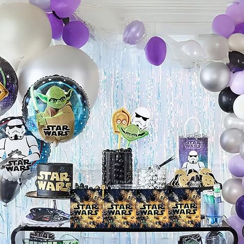Miniatura 4 de Bolsas de botín clásicas multicolor de Star Wars (8 unidades) – Material icónico y ecológico, perfecto para fiestas temáticas épicas y celebraciones