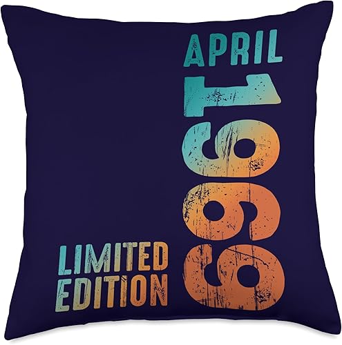 Miniatura 4 de Awesome Limited Edition April 1969 Retro 1969 Vintage 1969 Throw Pillow
