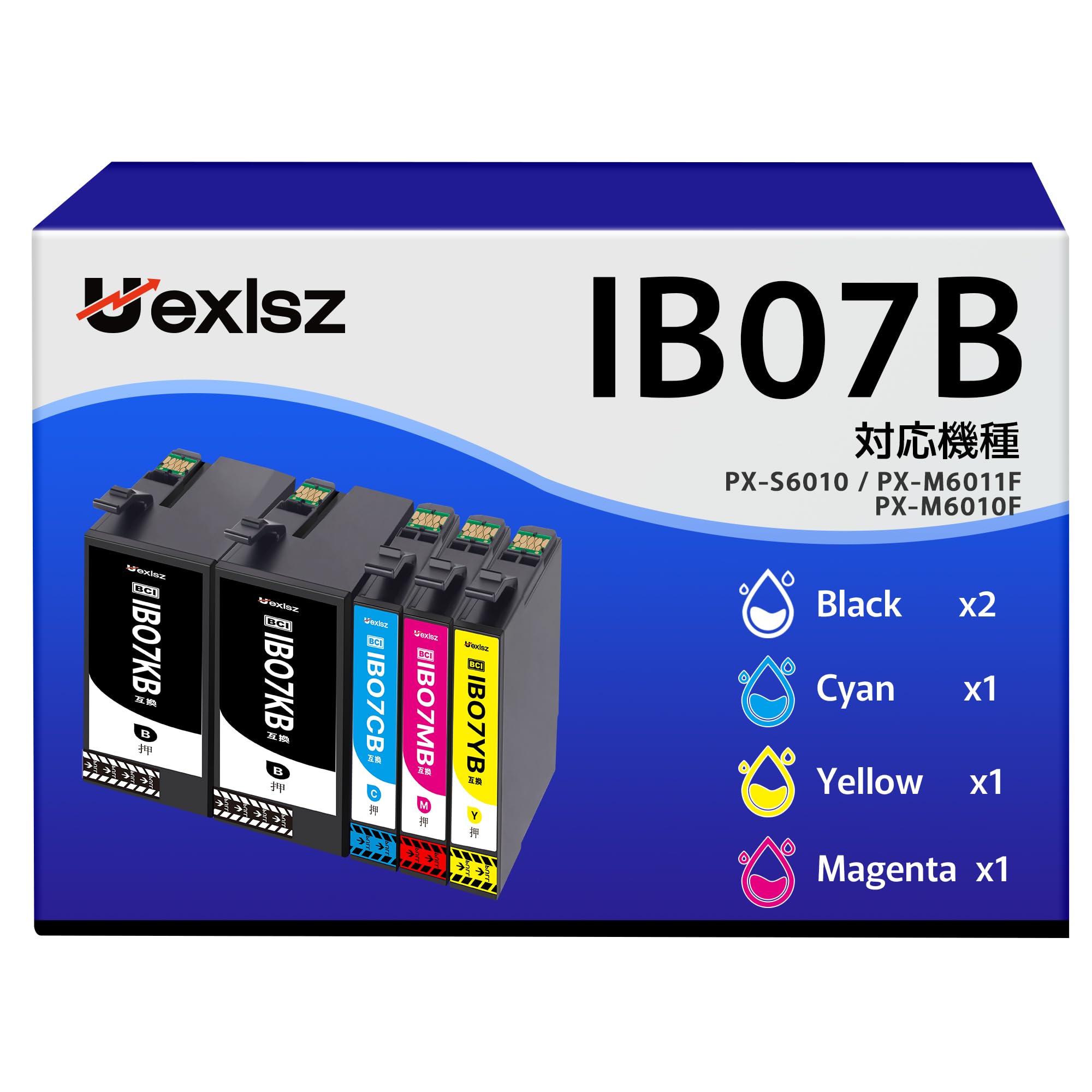IB07CB/IB07MB/IB07KB/IB07YB 4色セット 4色Epson インクIB07YB/IB07KB/IB07CB/IB07MB IB07CB IB07MB