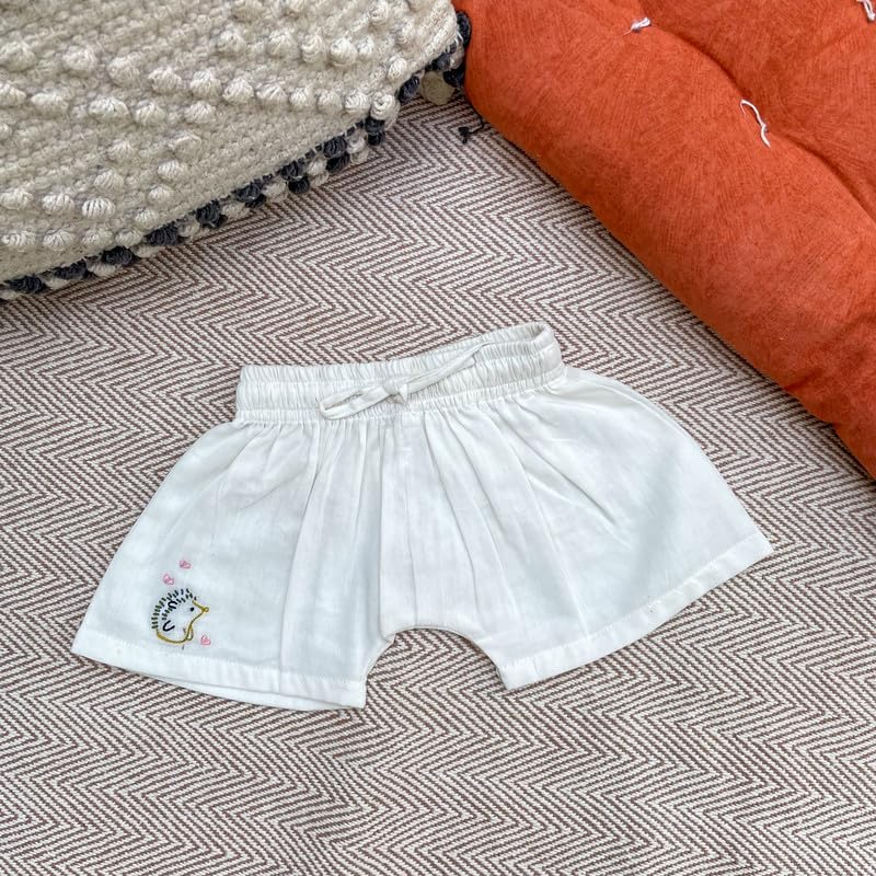 Image of Cotton Jhabla Set for Infants and Toddlers | Snap Buttons Jabla |Soft Mulmul |Breathable and Comfortable | Top with Diaper friendly bottoms