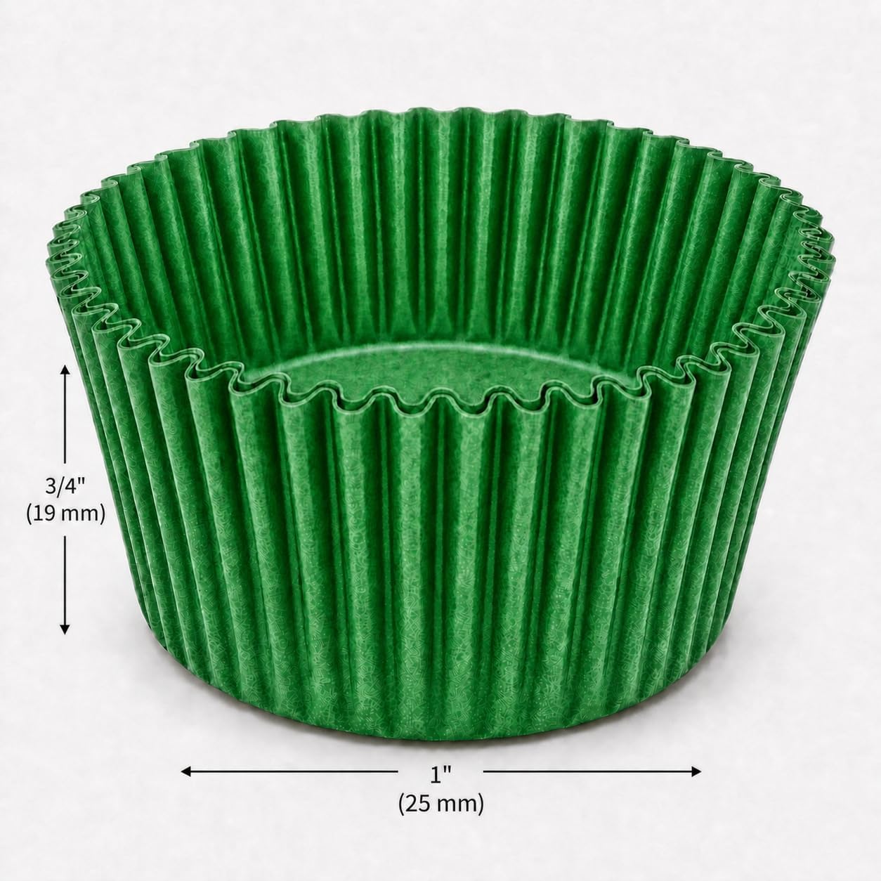 #4 Green Paper Candy Cup Cups 1000 Pack Candy Making Supplies image 4