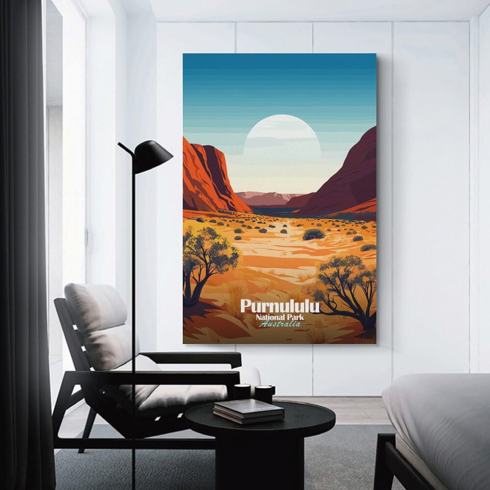 Junmoney Purnululu National Park Decorative Wall Artwork 12x18inch(30x45cm), for Living Room, Bedroom, Office Or Hallway, Decorative Artwork with Broad Appeal