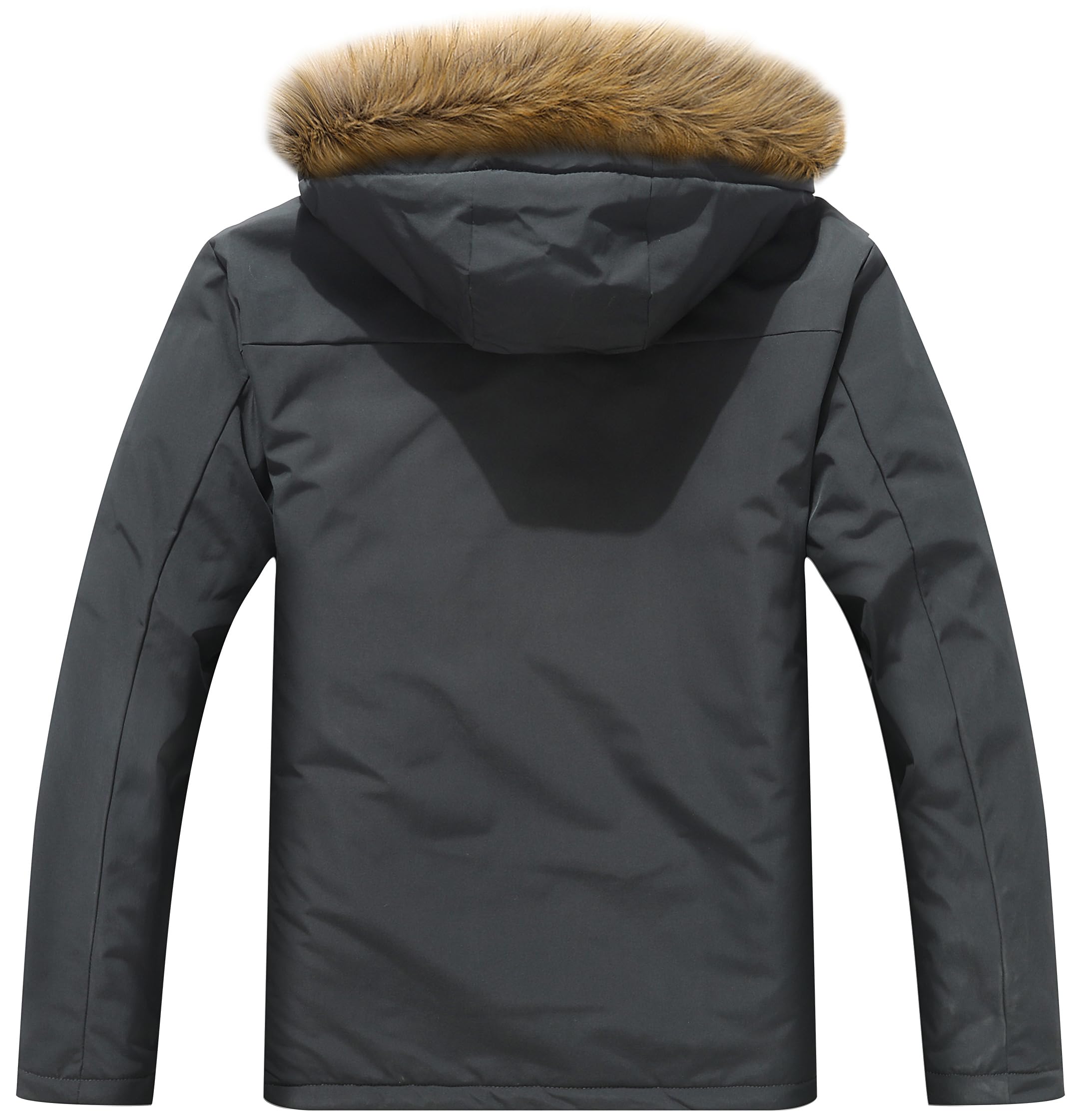 Abrigo de invierno para hombre, impermeable, cálido, para esquí, nieve, parka con capucha, ropa de trabajo, chaqueta de snowboard
