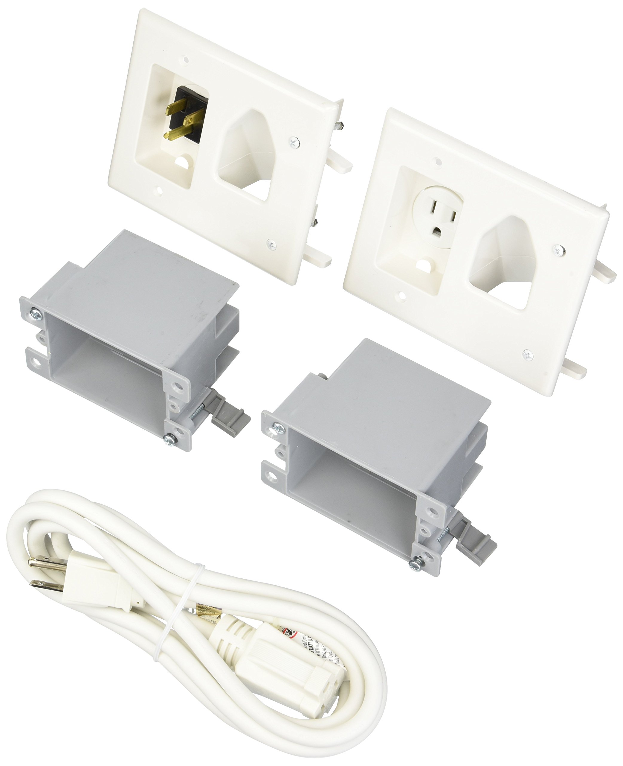 Cantex Ez14sox Old Work Pvc Electrical Box, Single Gang