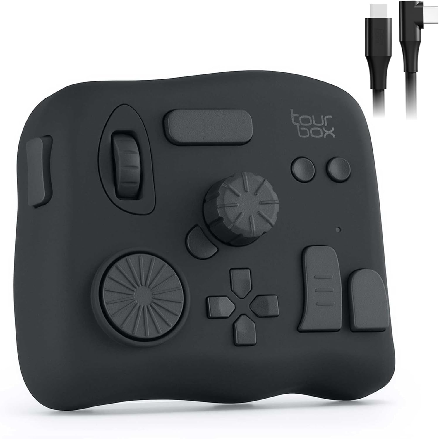 TourBox NEO - Customizable Editing Controller, Photo Color Grading Illustration Speed Editor, Intuitive Control Boost Productivity, Programmable Keyboard for Adobe CSP and More, Works with Mac/PC Device Only