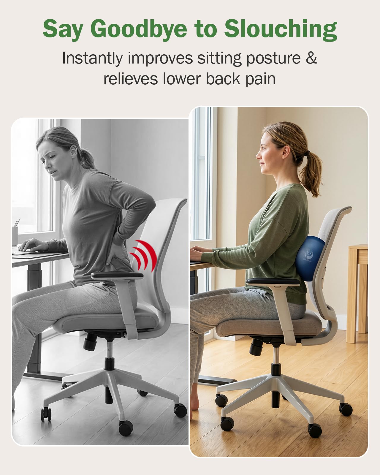 Slim Panda 15-17CM Balloon Pilates Petite, Pilates Ball avec Pompe pour Les Muscles Profonds et Le Plancher Pelvien, Ainsi Que Soutien pour la Nuque et Les Lombaires(Valve à Aiguille étanche)