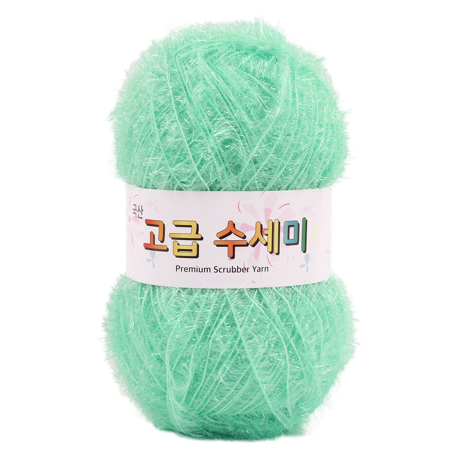 Amazon.co.jp: 韓国産高級キラキラ タワシ たわし糸 ホビーメイク DIY  