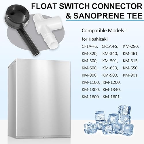 Vista 20 de 426799-01 Conector de interruptor de flotador, funda de goma y reemplazo de manguera para máquina de hacer hielo Hoshizaki (426799-01)