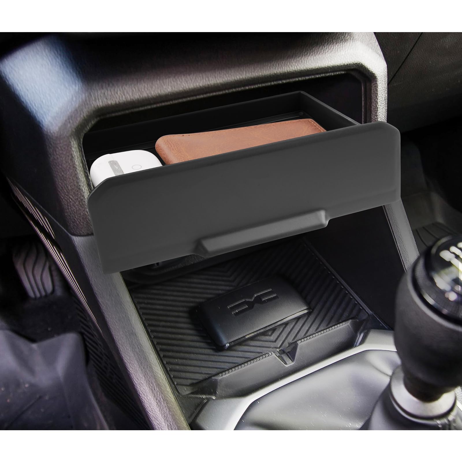 Vano Portaoggetti per Console Centrale Compatibile con Dacia Duster 3 2024 2025, Dacia Duster 2024 Organizer Vassoio, Dacia Duster III Accessori Contenitore Cassetto Scorrevole