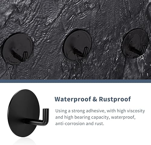 Miniatura 6 de Soportes adhesivos para jabón de ducha + ganchos adhesivos para ducha