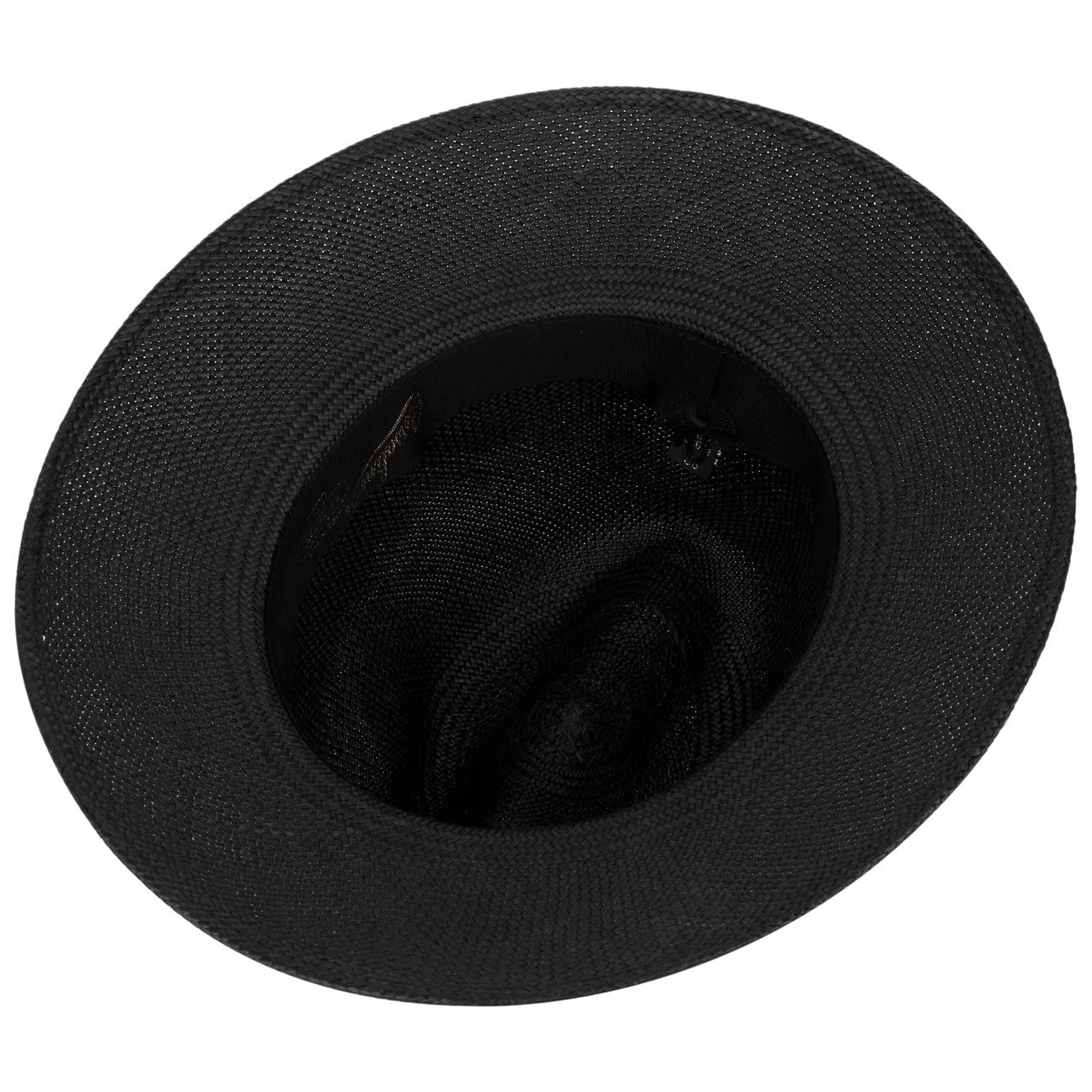 Borsalino Cappello di Paglia Big Brim Fedora Uomo - Made in Italy Estivo da Giardiniere Cappelli Spiaggia con Nastro Grosgrain Primavera/Estate Estate