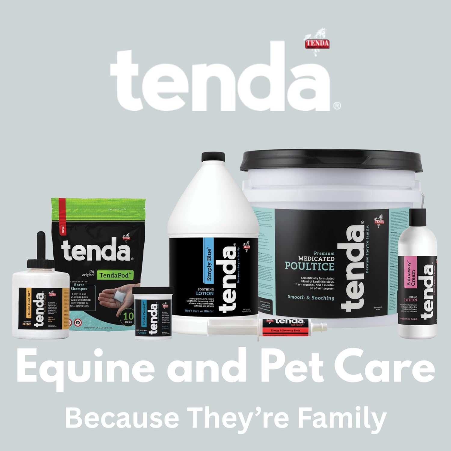 Tenda Original Performance Poultice for Horses – All-Natural High-Performance Equine Poultice with Mineral Fortified Kaolinitic Clays – Soothing Formula for Soreness, Stiffness & Swelling