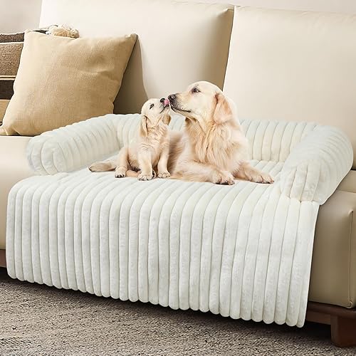 Miniatura 12 de Wn's Day Cama de Sofá Lujosa para Perros, Funda de Sofá para Perros Lavable y Calmante, Protector de Sofá Removible para Perros, Cama de Sofá