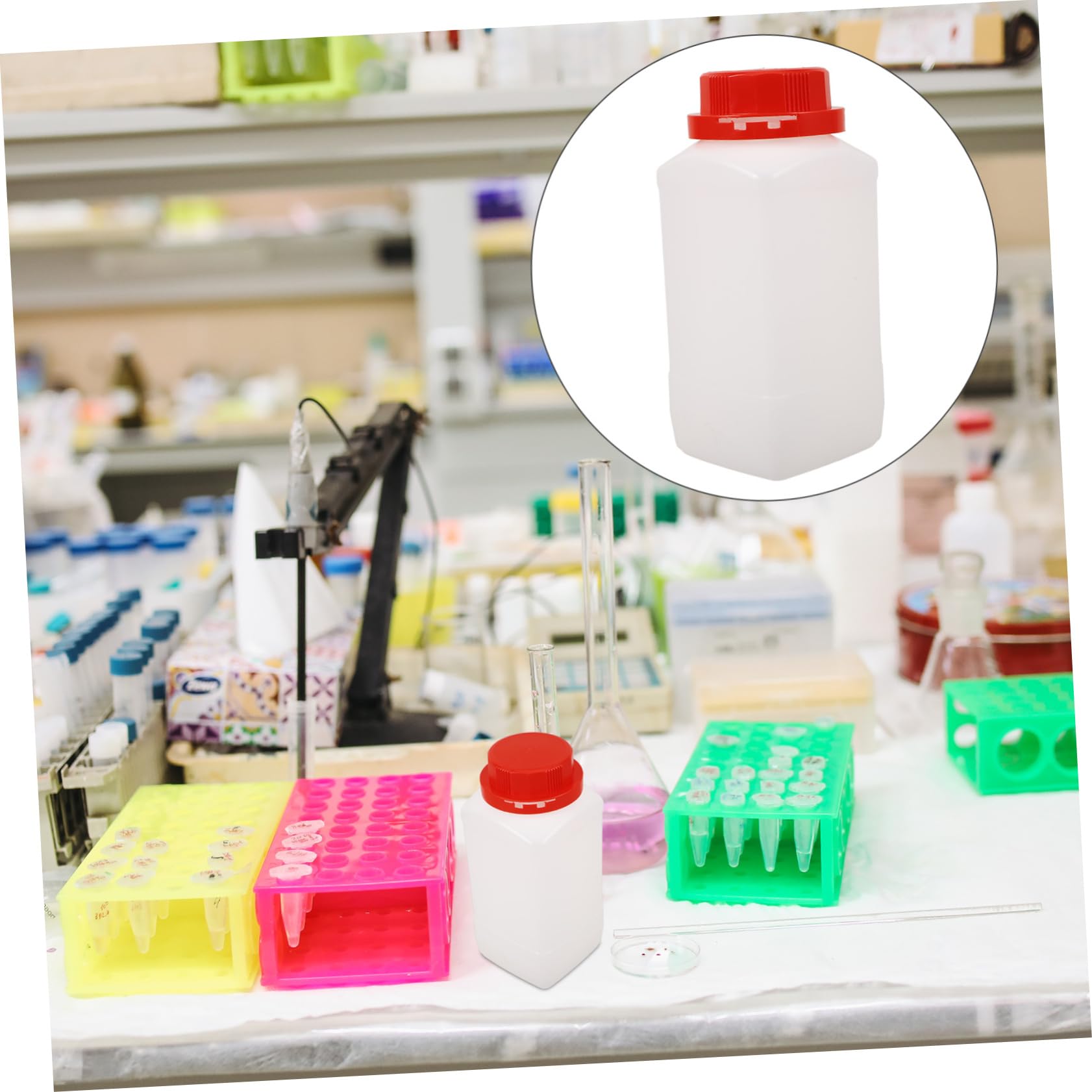 5 Sätze Reagenzflasche Reagens Container Chemisch Leer Flüssige Flaschen Pe-flaschen Probeflasche Medizinflaschen Mit Kappen Flasche Mit Flüssiger Medizin Plastik 2 Stück * 5