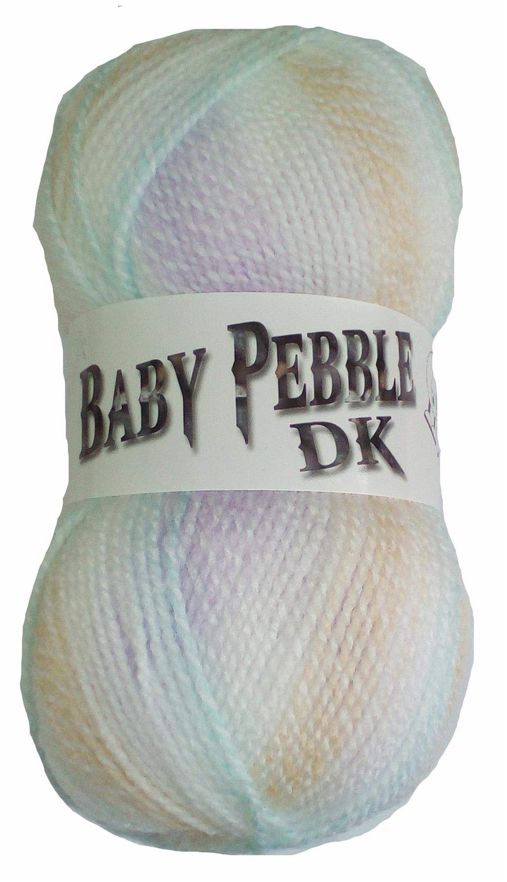 Woolcraft 100g BALL of BABY PEBBLE DOUBLE KNITTING Acrylic YARN, Sprinkles