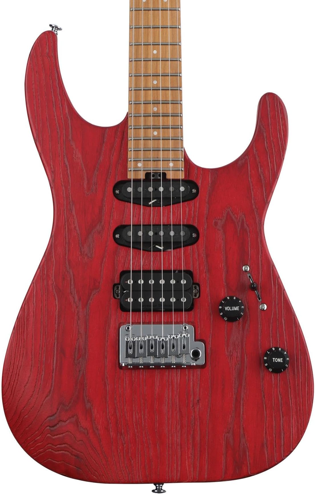 Charvel Pro-Mod DK24 HSS 2PT CM Red Ash - Electric Guitar