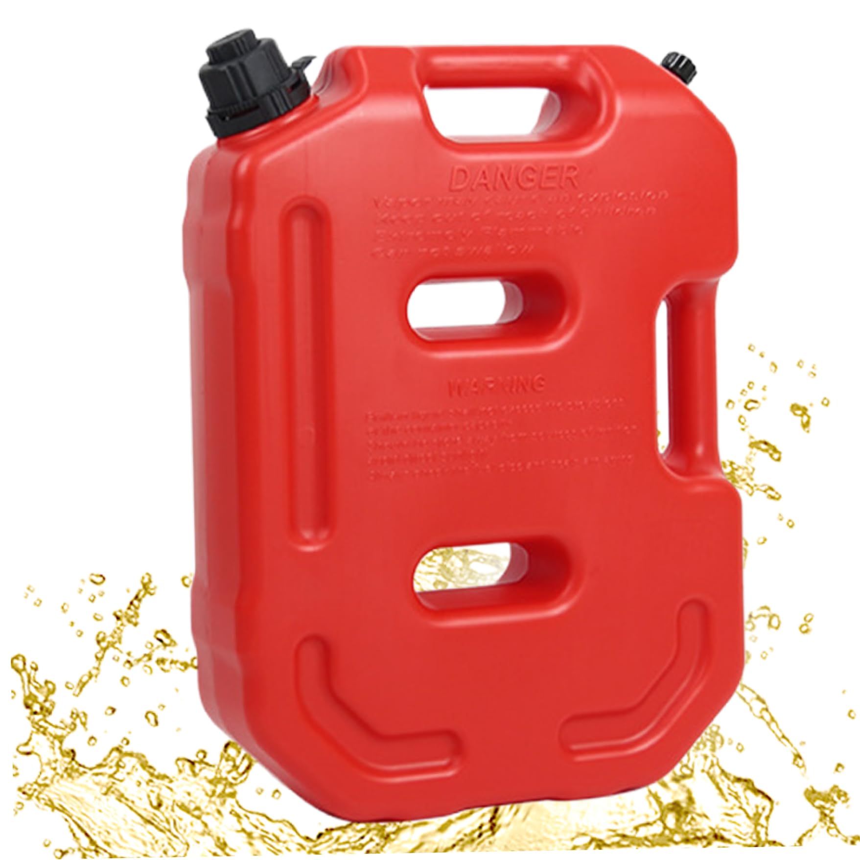 Tanica per carburante - Contenitore per carburante in HDPE per carichi pesanti autobloccante da 10 litri