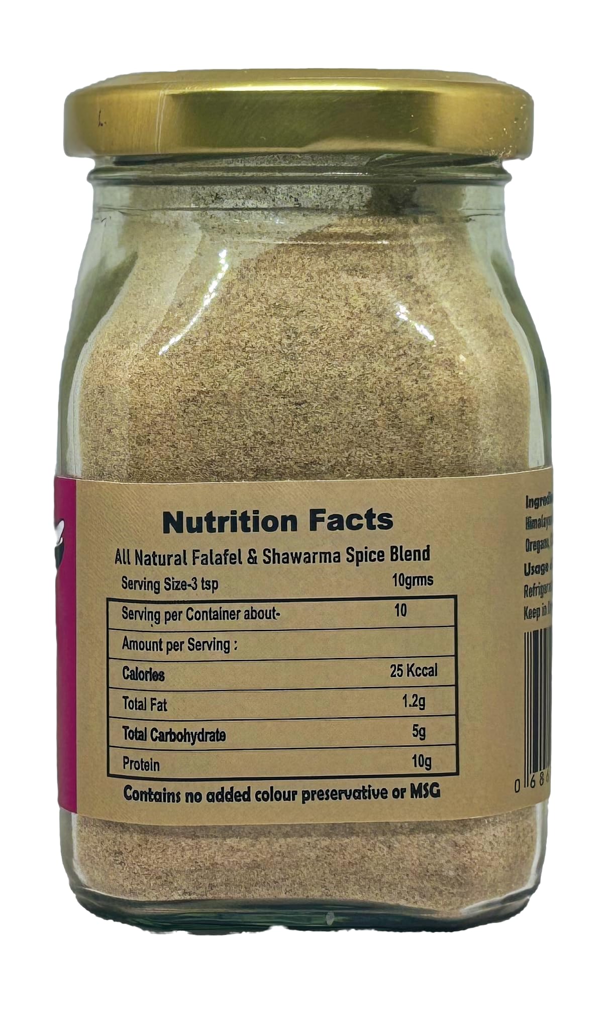 Artisan Palate Taco Mix & Falafel Spice Blend Mix Combo 100 grams each - Image 7 thumbnail