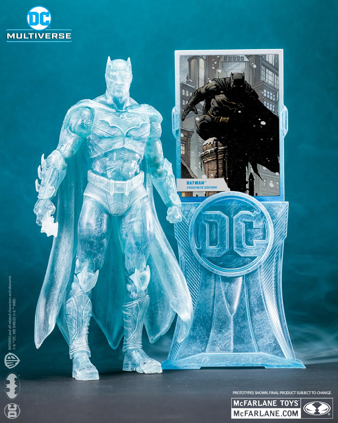 DC Multiverse Figurine Batman (DC Rebirth) Frostbite Edition (Gold Label) 18 cm, Negro, 18