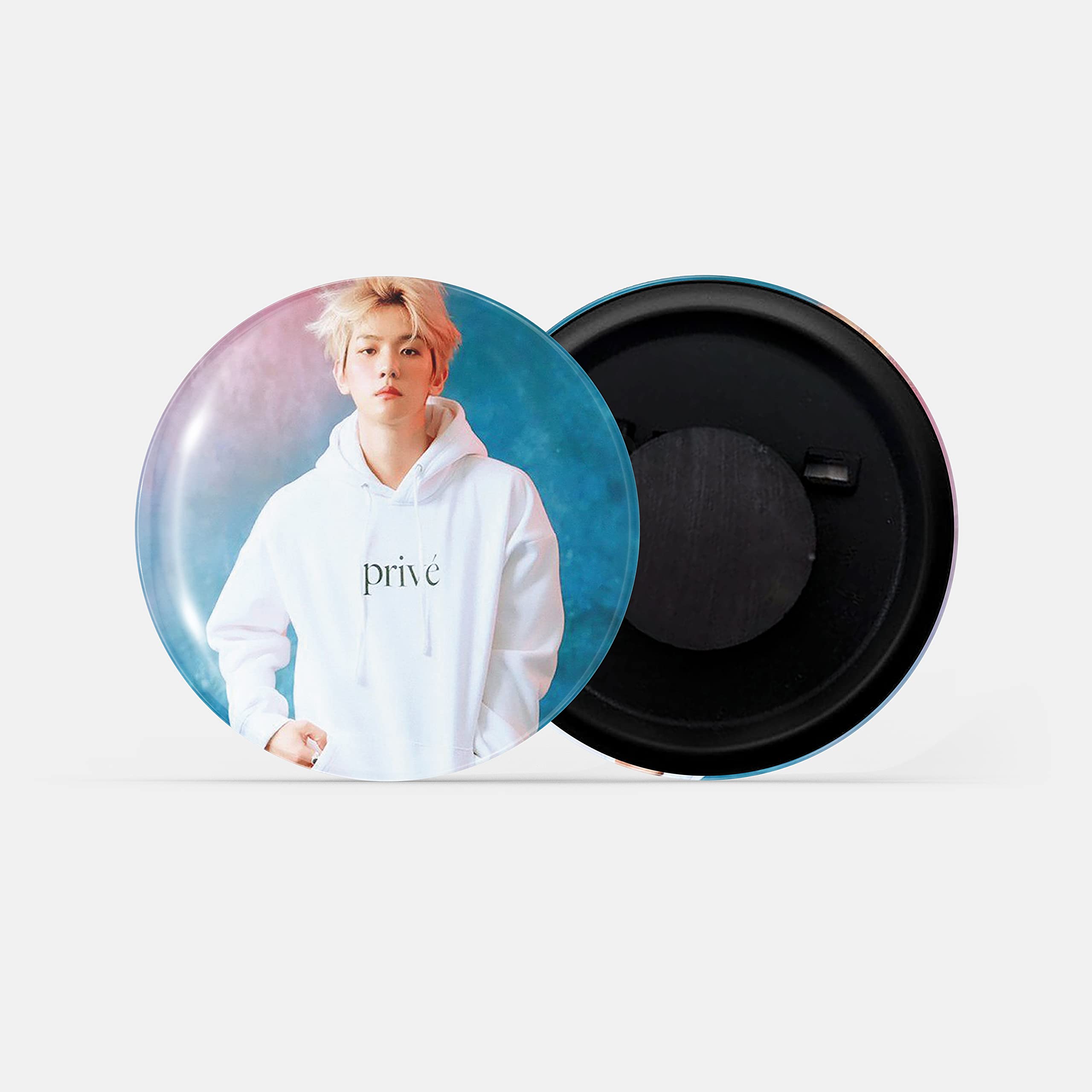 dhcrafts Fridge Magnet Multicolor Kpop EXO Baekhyun D1 Glossy Finish Design Pack of 1 (58mm)