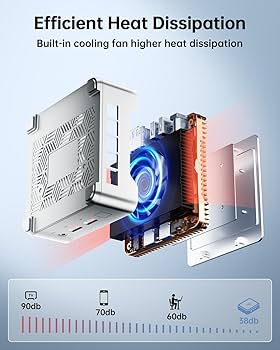 KAMRUI Essenx E2 Mini PC 11 Pro Twin Lake N150 Mini Computer, 16GB