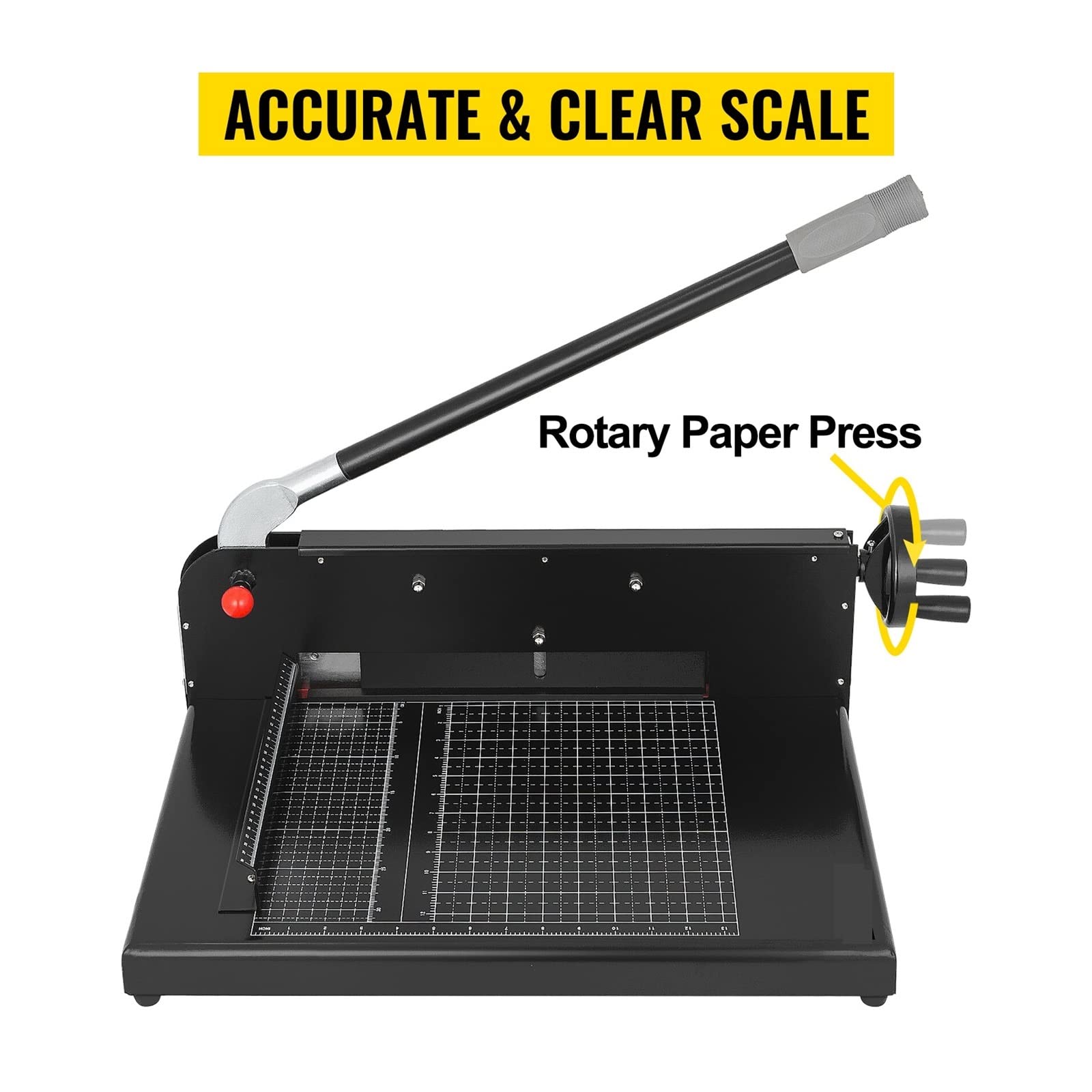 Cortador de papel manual de 12", 300 hojas, for el hogar, la oficina, el laboratorio y uso comercial para profesionales y aficionados al bricolaje
