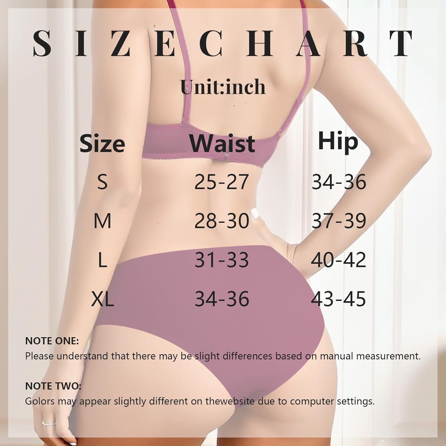 Aijolen Seamless Underwear for Women No Show Bikini Panties Lace Cheeky Hipster 6 Pack S-XL - Image 6