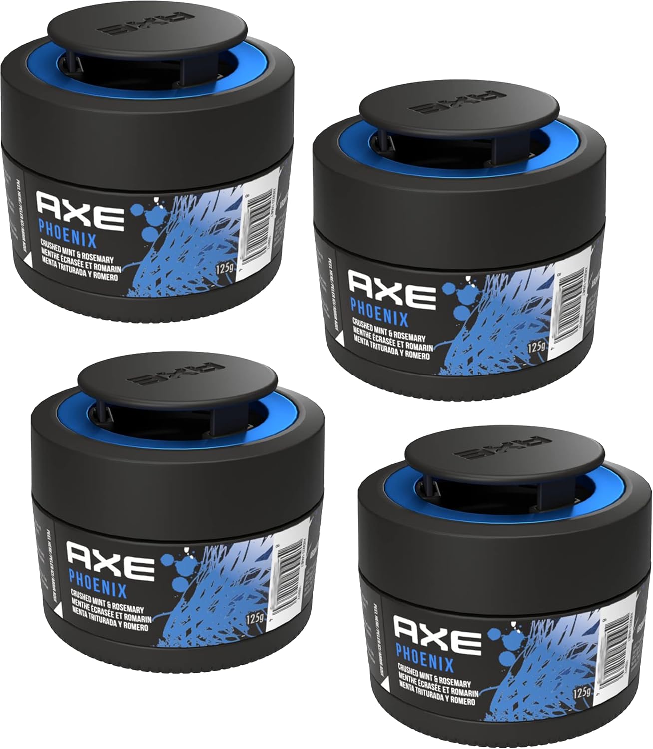 AXE Car Air Freshener Gel Can Odor Eliminator for Strong Odor Long Lasting