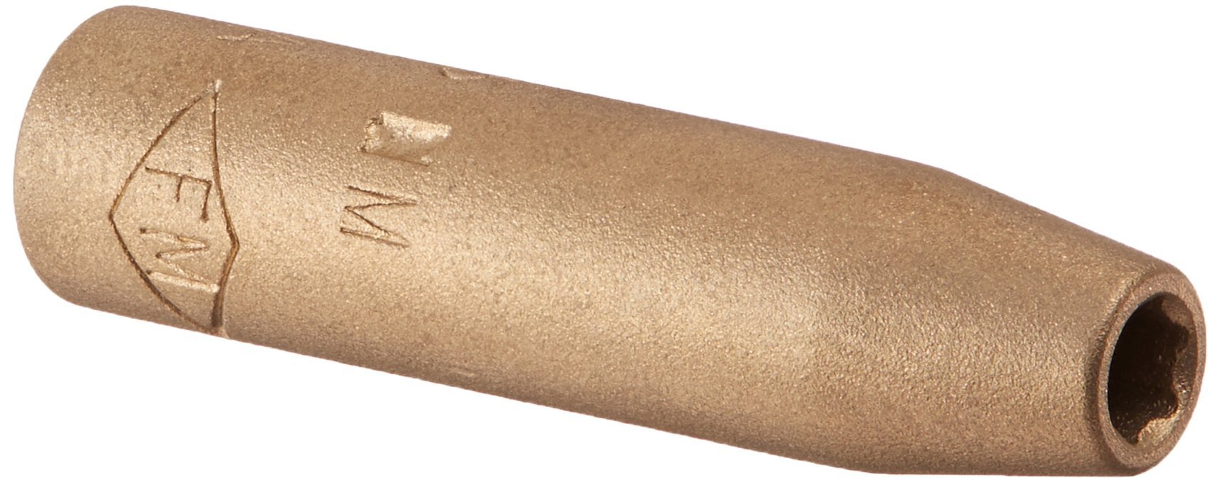 Ampco Safety Tools Socket Deep Well 1/4D 5mm, Non-Sparking, Non-Magnetic, Corrosion Resistant