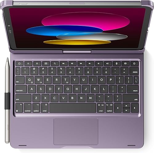 Miniatura 91 de Funda giratoria con teclado para Apple iPad mini 7ª generación 2024 (A17 Pro)/iPad mini 6ª generación (8.3 pulgadas) 2021; teclado compacto