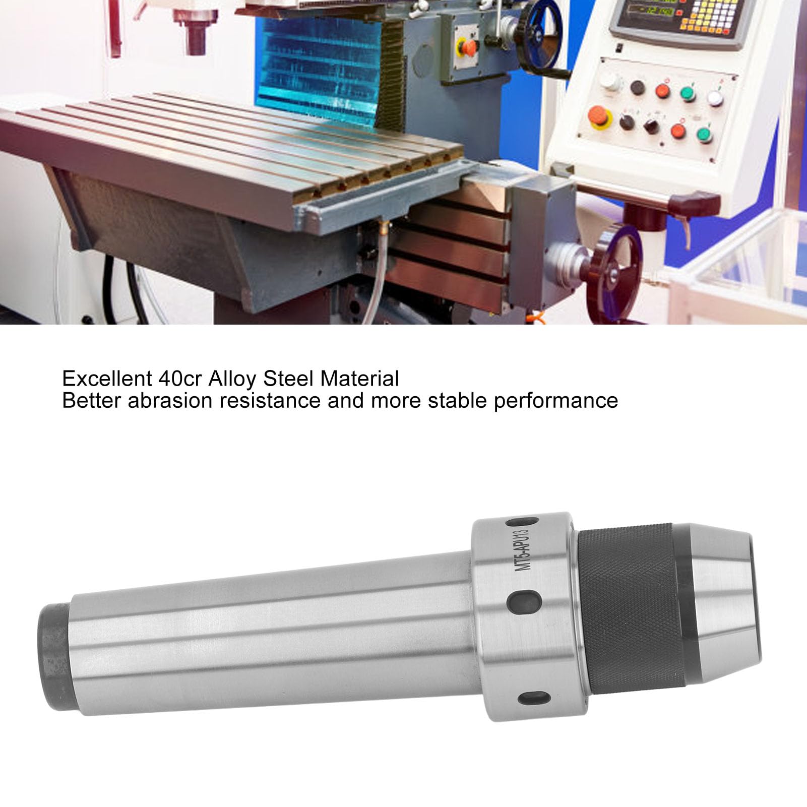 Generic Bezkluczowy Uchwyt Wiertarski Ręczny Samozaciskowy 1/32 Cala-1/2 Cala Doskonały materiał do Maszyn CNC i zastosowań Wiertniczych z Polerowanym Wykończeniem